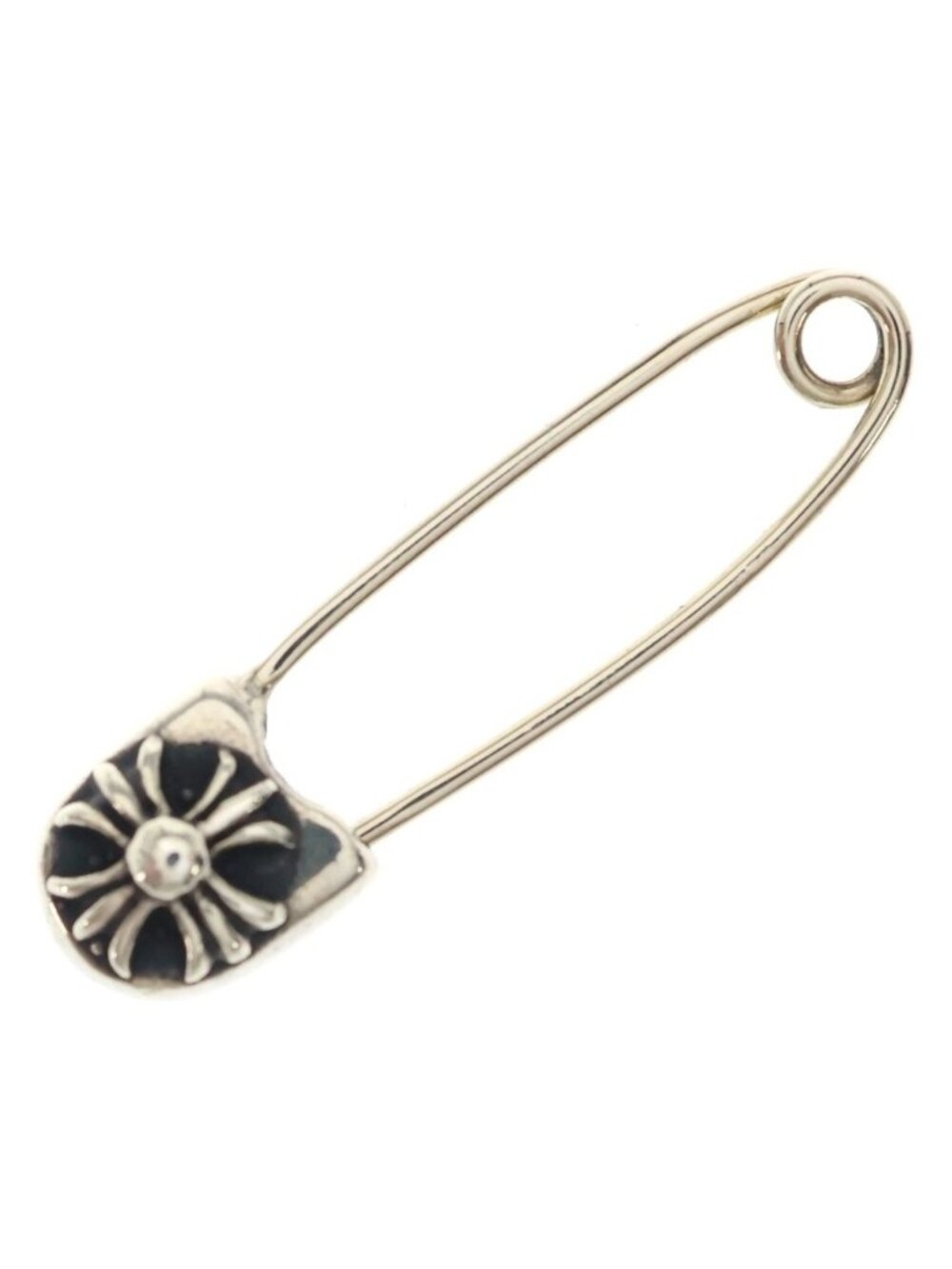 Chrome Hearts Safetypin SM Safety Pin Small Silver Necklace